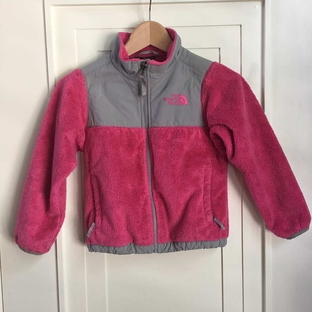 Magenta North Face Fleece Jacket